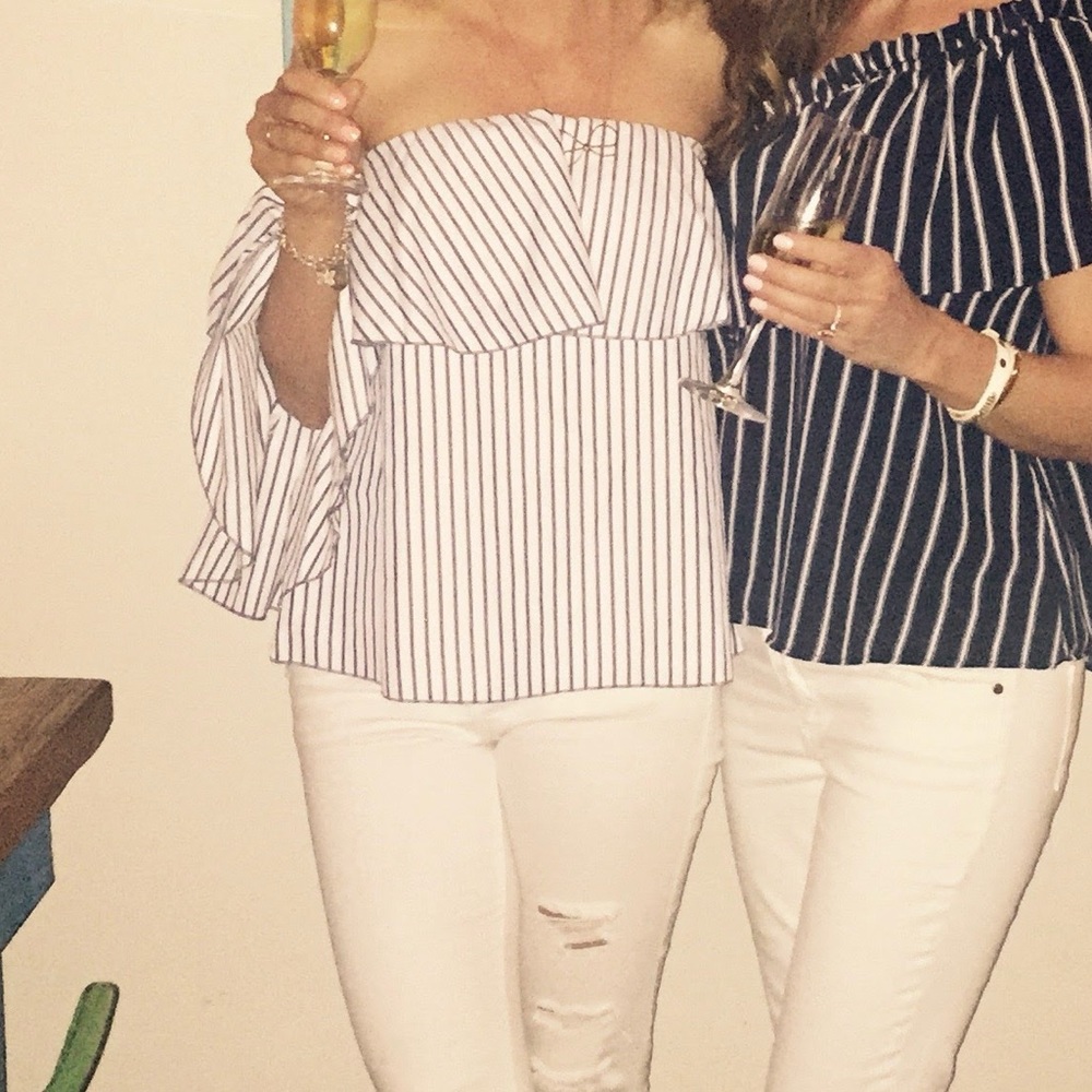 Two Sisters Ruffle Sleeve Women’s Top